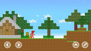Scaricare Red Stickman Parkour Fighter Avventure per Android Screenshot 2