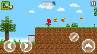 Scaricare Red Stickman Parkour Fighter Avventure per Android Screenshot 4
