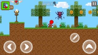 Scaricare Red Stickman Parkour Fighter Avventure per Android Screenshot 5