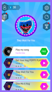 Scaricare Poppy Playtime Scary Tiles Hop Musica per Android Screenshot 2