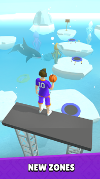 Scaricare Hoop World: Flip Dunk Game 3D Giochi di sport per Android Screenshot 3