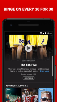 Scaricare ESPN Lo sport per Android Screenshot 5