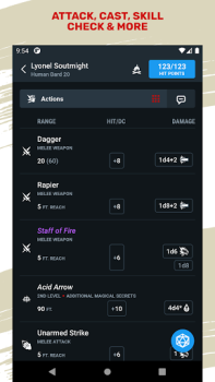 Scaricare D&D Beyond Intrattenimento per Android Screenshot 6