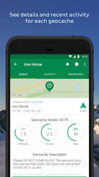Scaricare Geocaching® Salute e fitness per Android Screenshot 3