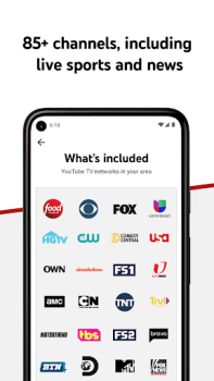 Scaricare YouTube TV: Live TV & more Intrattenimento per Android Screenshot 2