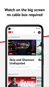 Scaricare YouTube TV: Live TV & more Intrattenimento per Android Screenshot 3