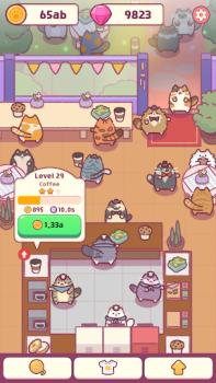 Scaricare Cat Snack Bar: Cute Food Games Simulatori per Android Screenshot 3