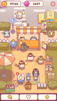 Scaricare Cat Snack Bar: Cute Food Games Simulatori per Android Screenshot 7