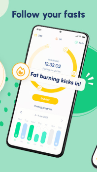Scaricare Fastic Digiuno Intermittente Salute e fitness per Android Screenshot 3