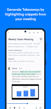 Scaricare Otter: Transcribe Voice Notes Lavoro per Android Screenshot 4