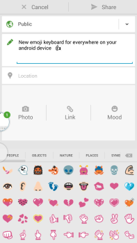 Scaricare Sliding Emoji Keyboard - iOS Varie per Android Screenshot 4