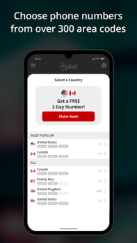 Scaricare Hushed - Secondo numero Comunicazione per Android Screenshot 4