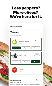 Scaricare Subway® Cibo e bevande per Android Screenshot 2