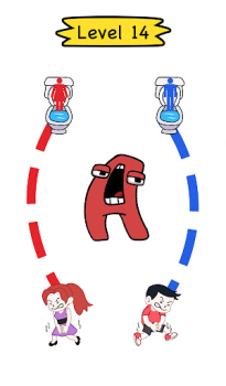 Scaricare Toilet Rush Race: Draw Puzzle Giochi rompicapo per Android Screenshot 2