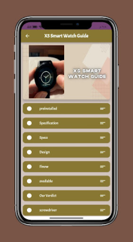Scaricare X5 Smart Watch Guide Educazione per Android Screenshot 7