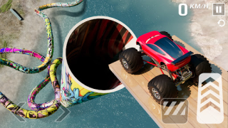 Scaricare Car Games: Monster Truck Stunt Corse per Android Screenshot 2