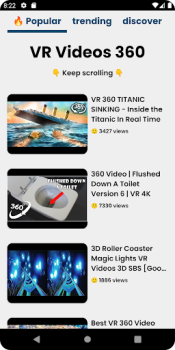 Scaricare Video VR 360 Intrattenimento per Android Screenshot 2