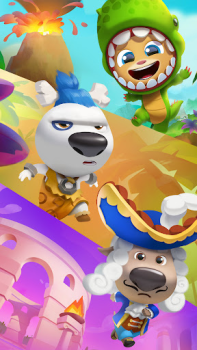 Scaricare Talking Tom Time Rush Azione per Android Screenshot 5