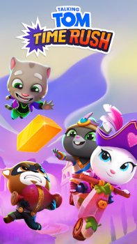 Scaricare Talking Tom Time Rush Azione per Android Screenshot 7