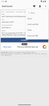 Scaricare DarkTunnel - SSH DNSTT V2Ray Strumenti per Android Screenshot 4