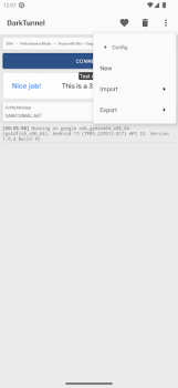 Scaricare DarkTunnel - SSH DNSTT V2Ray Strumenti per Android Screenshot 5