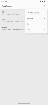 Scaricare DarkTunnel - SSH DNSTT V2Ray Strumenti per Android Screenshot 6