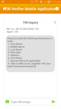 Scaricare TIN Verifier Application Finanza per Android Screenshot 4