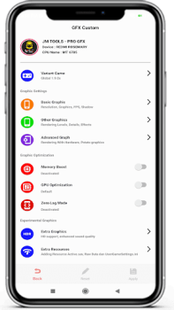 Scaricare JM TOOLS Pro GFX For Any Games Strumenti per Android Screenshot 2