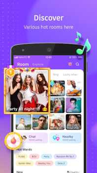 Scaricare Hello Yo - Group Chat Rooms Sociale per Android Screenshot 2