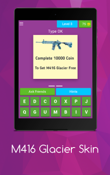 Scaricare M416 Glacier Skin Giochi rompicapo per Android Screenshot 4
