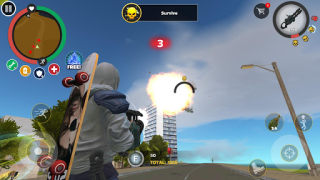 Scaricare Rope Hero: Mafia City Wars Azione per Android Screenshot 2