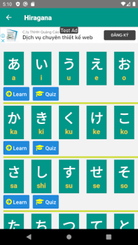 Scaricare Kana App Educazione per Android Screenshot 2