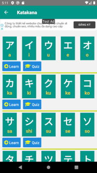 Scaricare Kana App Educazione per Android Screenshot 6