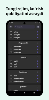 Scaricare Noto'g'ri fe'llar jadvali Educazione per Android Screenshot 3