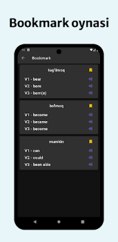 Scaricare Noto'g'ri fe'llar jadvali Educazione per Android Screenshot 5