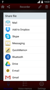 Scaricare registratore vocale Musica e audio per Android Screenshot 5
