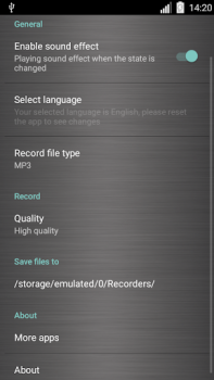 Scaricare registratore vocale Musica e audio per Android Screenshot 7