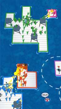 Scaricare War of Rafts: Crazy Sea Battle Arcade per Android Screenshot 5