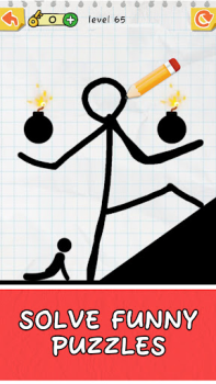 Scaricare Draw 2 Save: Stickman Puzzle Giochi rompicapo per Android Screenshot 4