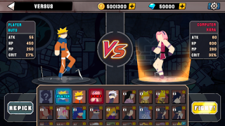 Scaricare Stickman Ninja Fight Azione per Android Screenshot 3