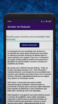Scaricare Gerador de Redação Educazione per Android Screenshot 3