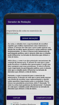 Scaricare Gerador de Redação Educazione per Android Screenshot 4