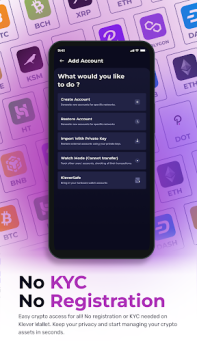 Scaricare Klever Wallet: Bitcoin, Crypto Finanza per Android Screenshot 6
