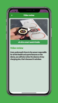 Scaricare x8 ultra smart watch Guide Educazione per Android Screenshot 5
