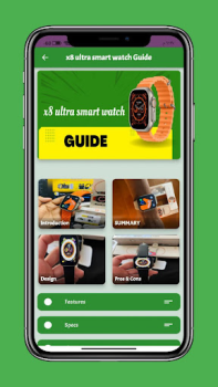 Scaricare x8 ultra smart watch Guide Educazione per Android Screenshot 7