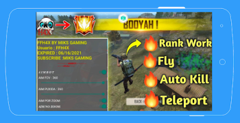Scaricare ffh4x mod menu for fire Giochi da tavolo per Android Screenshot 2
