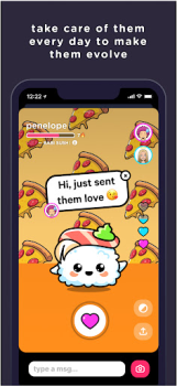 Scaricare SUSH Grow cute virtual animal Sociale per Android Screenshot 3