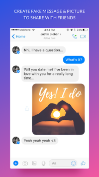 Scaricare iFake: Fake Chat Messages Intrattenimento per Android Screenshot 3