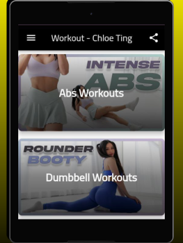 Scaricare Workout - Chloe Ting Salute e fitness per Android Screenshot 5