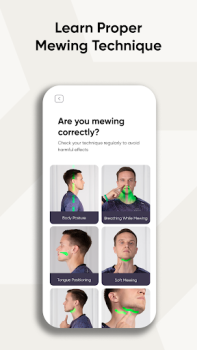 Scaricare Mewing Coach - Face Exercises Salute e fitness per Android Screenshot 4